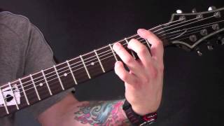 Incarnated Solvent Abuse Guitar Tutorial by Carcass