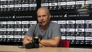 COLETIVA PÓS-JOGO COM ALEX DE SOUZA |  VILA NOVA X ATHLETIC |  SÉRIE B