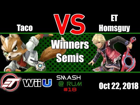 SAR18 - SSB4 Winners Semis - Taco (Fox) VS ET Homsguy (Shulk)