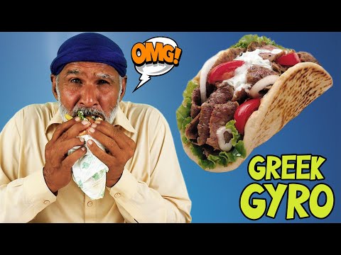 Tribal People Try Greek Gyro for the First Time