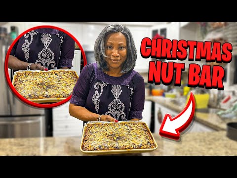 I Made My Families Favourite Christmas Nut Bar! *Must Try*