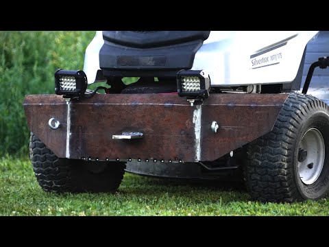 Homemade FRONT METAL BUMPER For TRACTOR Mower !?