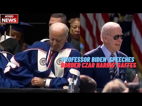 Professor Biden & Border Czar Harris' speeches & gaffes, Immigration & climate