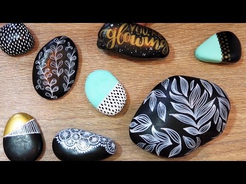 ROCK PAINTING for the First Time | Ideas and Tips, What I Learned
