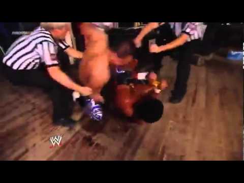 Primo & Epico Attacks Darren Young & Titus O'Neil In Backstage - SmackDown 22.06.2012