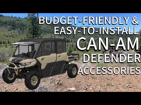 Top Budget Friendly & Easy to Install Can-Am Defender Accessories