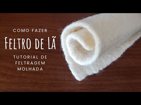 Fabric Felt - Wool - Wet Felting Tutorial