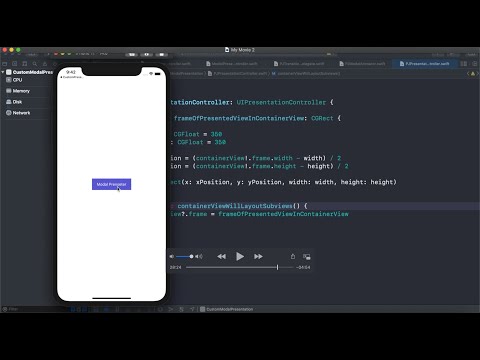 iOS - Swift - ViewController custom presentation animation alert #full_stack_throttler