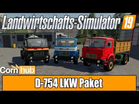 LS19 Modvorstellung - D-754 LKW Paket - LS19 Mods