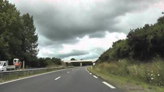 preview picture of video 'Driving On The N12 E50 & D767 From Guingamp To Lannion, Brittany, France 12th August 2013'