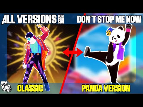 COMPARING 'DON'T STOP ME NOW' | CLASSIC x PANDA VERSION | JUST DANCE 2017