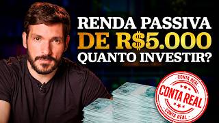QUANTO INVESTIR EM FUNDOS IMOBILIÁRIOS PARA RECEBER R$5.000 MIL POR MÊS? | Renda passiva com FIIs
