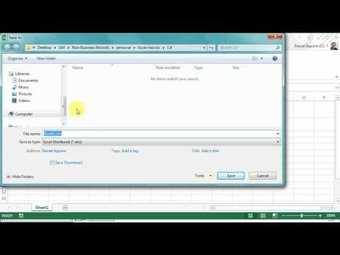 Excel Macros Tutorial 1.3 | Sub, Buttons & Message Box