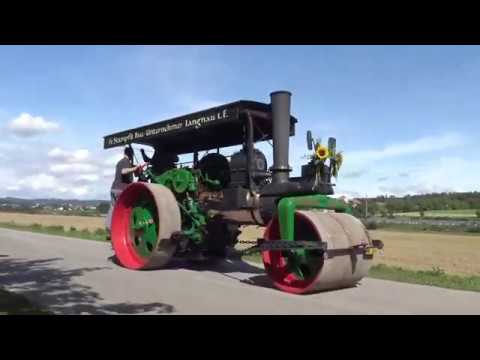 Dampfwalzen und Dampftraktoren im Aaretal