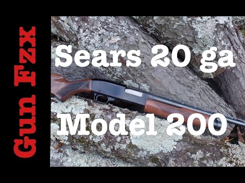 Sears Model 200 shotgun - 20 gauge pump - Ted Williams Edition
