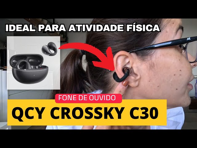 Fone pra corrida QCY Crossky C30 é muito bom!