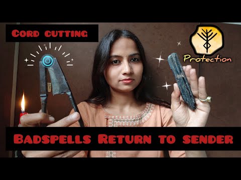 ✂ Bad spells return back to sender Cord Cutting #cutthecord #reiki #spells 