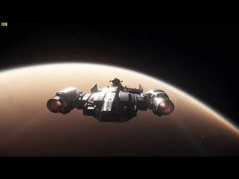 Star Citizen 3.3.6 Alpha - Space travel from Hurston to Ita with Cutlass Black
