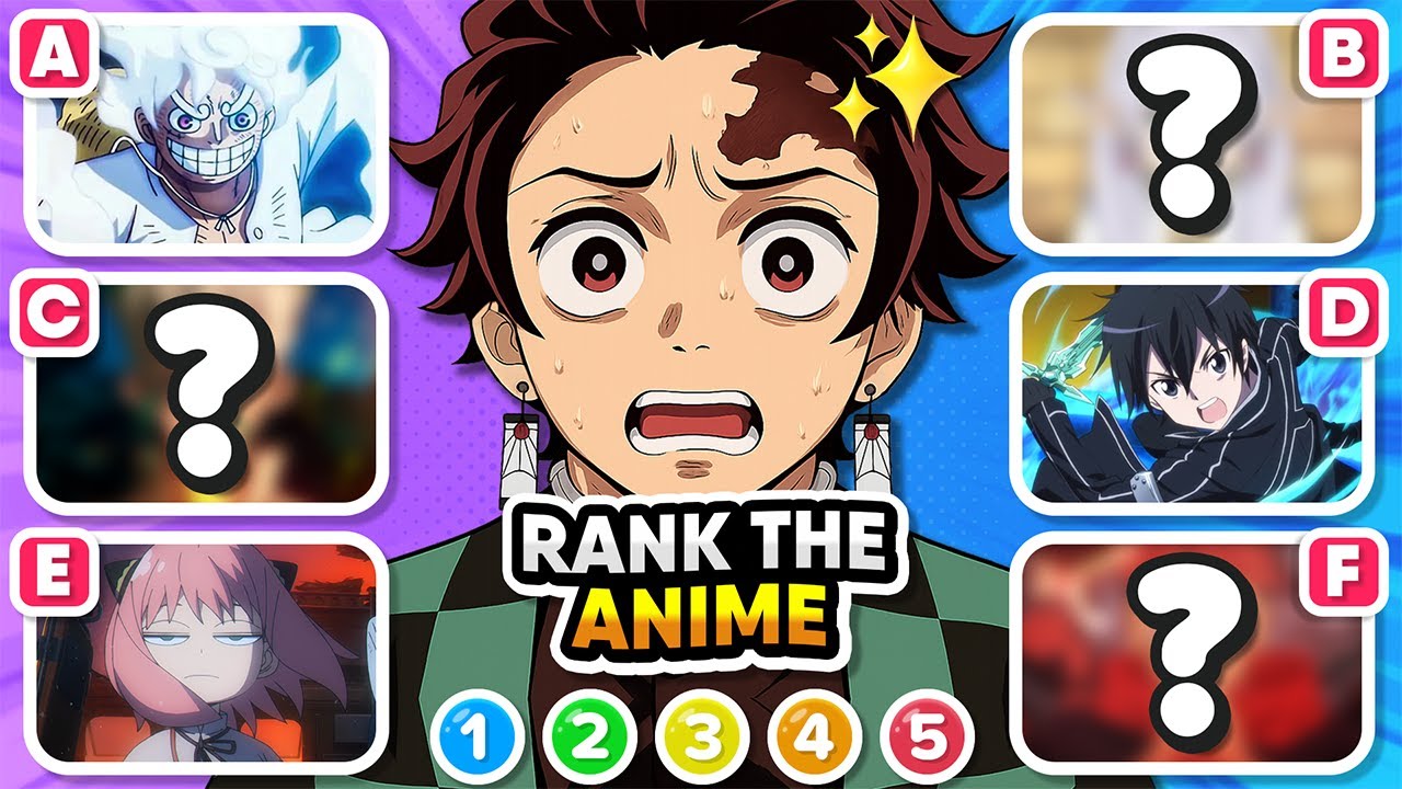 Rank These Anime… But You Won’t Know What’s Coming! 😱🔥 | Anime Blind Ranking ✨