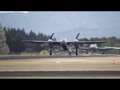 De Havilland Mosquito FB.26 KA114 Take off Wings Over Wairarapa 2013 Masterton