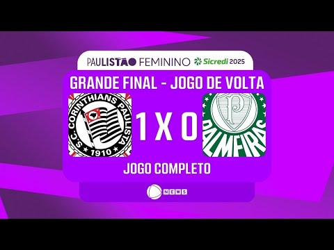 Paulistão Feminino: Corinthians 1 x 0 Palmeiras | Final (jogo de volta) - 14/12/2025