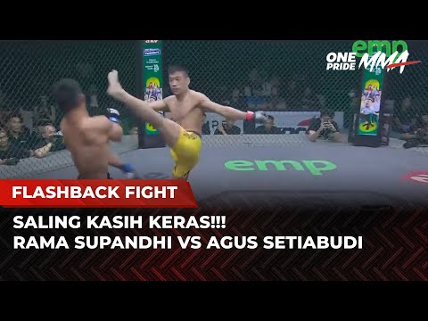 ADU PUKULAN KERAS‼️Laga Keras Rama Supandhi vs Agus Setiabudi | Flashback Full FIght One Pride MMA