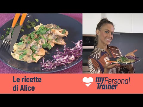 Straccetti di pollo ai funghi light