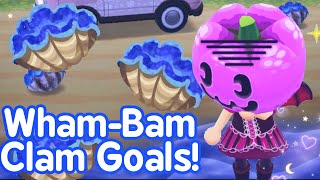 Wham-Bam Clam Goals Playthrough! (Montage!) // Animal Crossing Pocket Camp