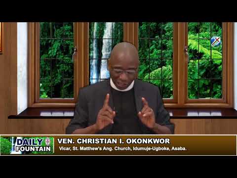 DAILY FOUNTAIN OF NOVEMBER 5, 2018 - VEN. CHRISTIAN I. OKONKWOR