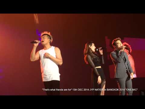 131214 "That's what friends are for" JYP NATION in BANGKOK 2014 "ONE MIC"