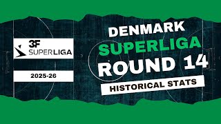 Denmark | Superliga Stats Round 14 2025-26 | Historical Stats | OverGolStats