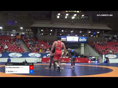 92 Kg Quarters Michael Macchiavello TMWC WOLFPACK WC Vs Timothy Dudley Sunkist Kids Wrestling Club