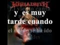 Megadeth Promises Subtitulado (Lyrics) 
