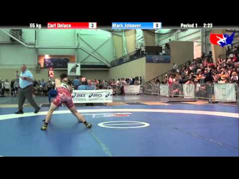 Carl Deluca vs. Mark Jolcover at 2013 ASICS University Nationals - FS