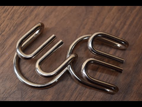 How to solve: Double M Ring / Hanayama Metal Puzzle