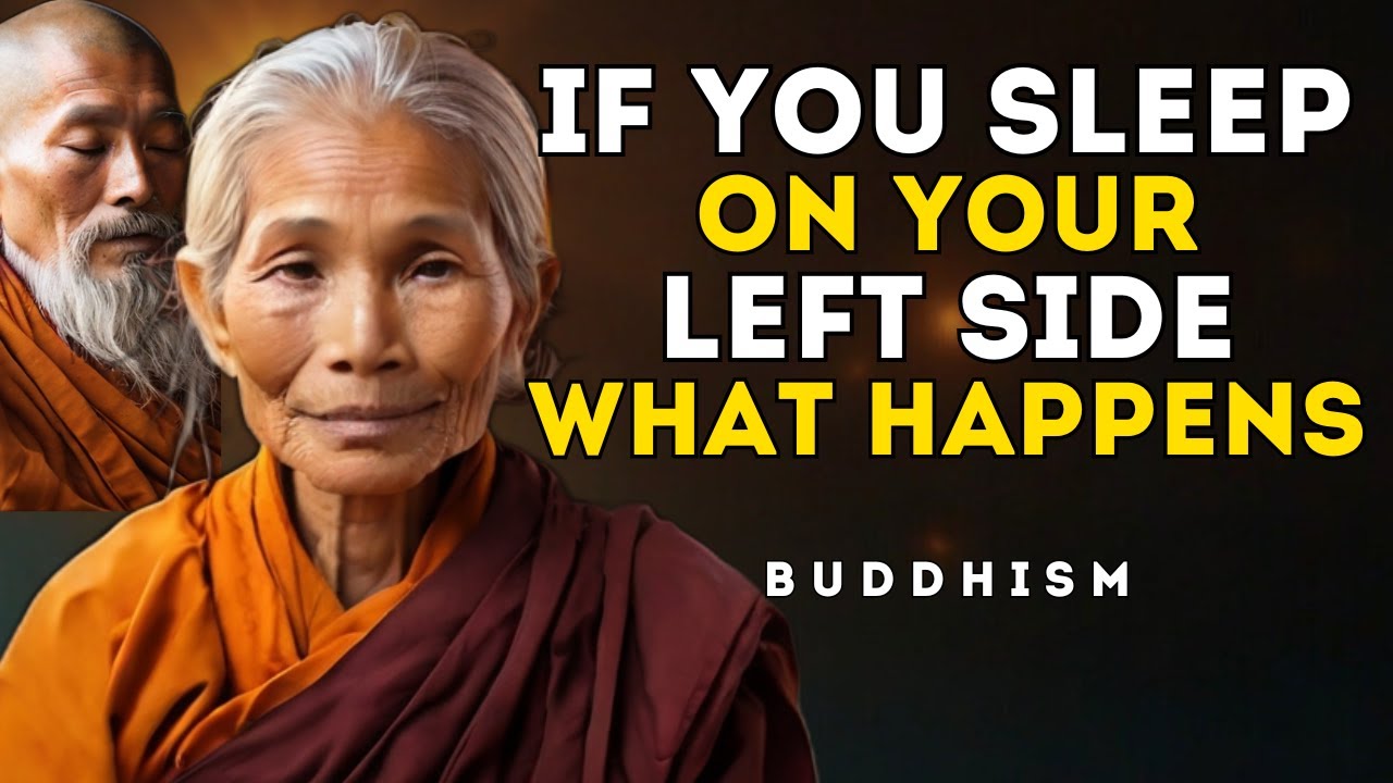 Please Sleep On Your Left Side and See What Happens Next ! | BUDDHIST ZEN STORY
