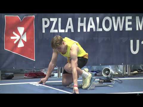 Bieg finałowy 300m M - HMP U18 - Bartosz Wieczorek 4 miejsce