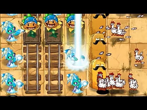 Plants vs Zombies 2 - Missile Toe vs Chicken in Wild West | Fall Food Fight Pinata Party 11/26/2016