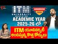 ITM University Gwalior Academic Year 2025 26 New Courses TeluguOne