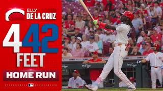 WATCH IT FLY! Elly De La Cruz hits a 442-FOOT HOME RUN on Jackie Robinson Day! ???????? | MLB Highlights
