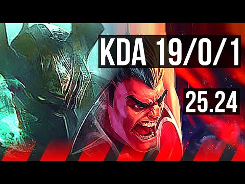 MORDEKAISER vs DARIUS (TOP) | 19/0/1 | EUW Master | 25.24