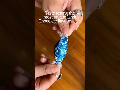 Taste testing the most unique Lindt Chocolate flavours ✨