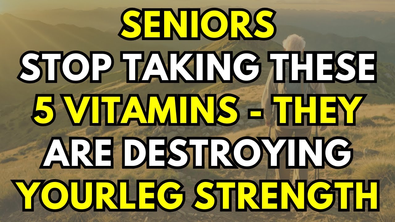 Seniors, Stop Taking These 5 Vitamins – They Are Destroying Your Leg Strength | Senior Health Tips