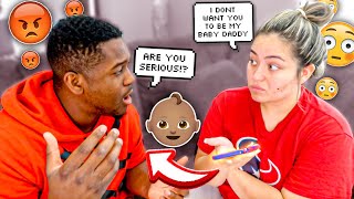 Telling My Fiance I Don't Want Him As My Baby Daddy! See His Reaction On Prank | Ken & Sam