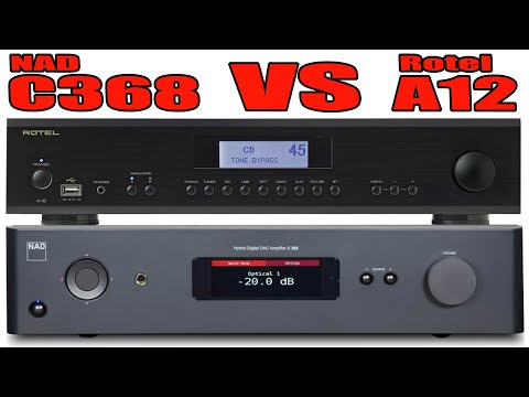 SOUND BATTLE !!! NAD C 368 and ROTEL A-12 with KEF LS50 Meta Comparison - Similar or Big Different?
