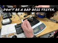 The BESS TESTER is great, but you have to use it correctly! Chopping the line means nothing!