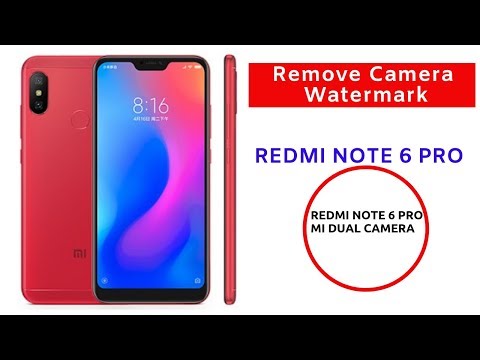 How To Remove Camera Watermark(Shot On Redmi Note 6 Pro) From Photos & Works For All Xiaomi Phone