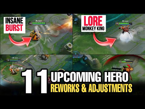11 UPCOMING HERO REWORKS & ADJUSTMENTS GLOBAL LACKS | HONOR OF KINGS