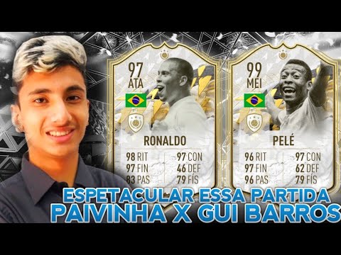 PAIVINHA vs BW GUI BARROS - FUT CHAMPIONS - STREAMER X CAÇADOR || FIFA 22
