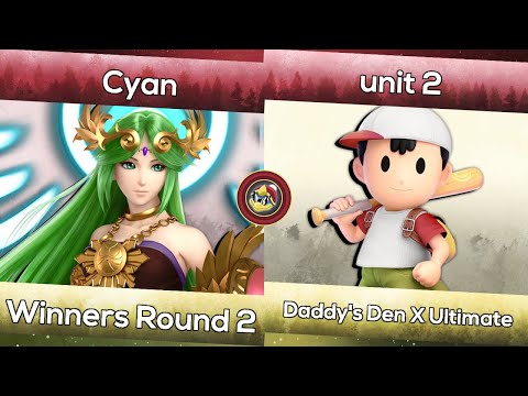 Cyan (Palutena) vs. unit 2 (Ness) | Daddy's Den X Ultimate | Smash Ultimate WR2
